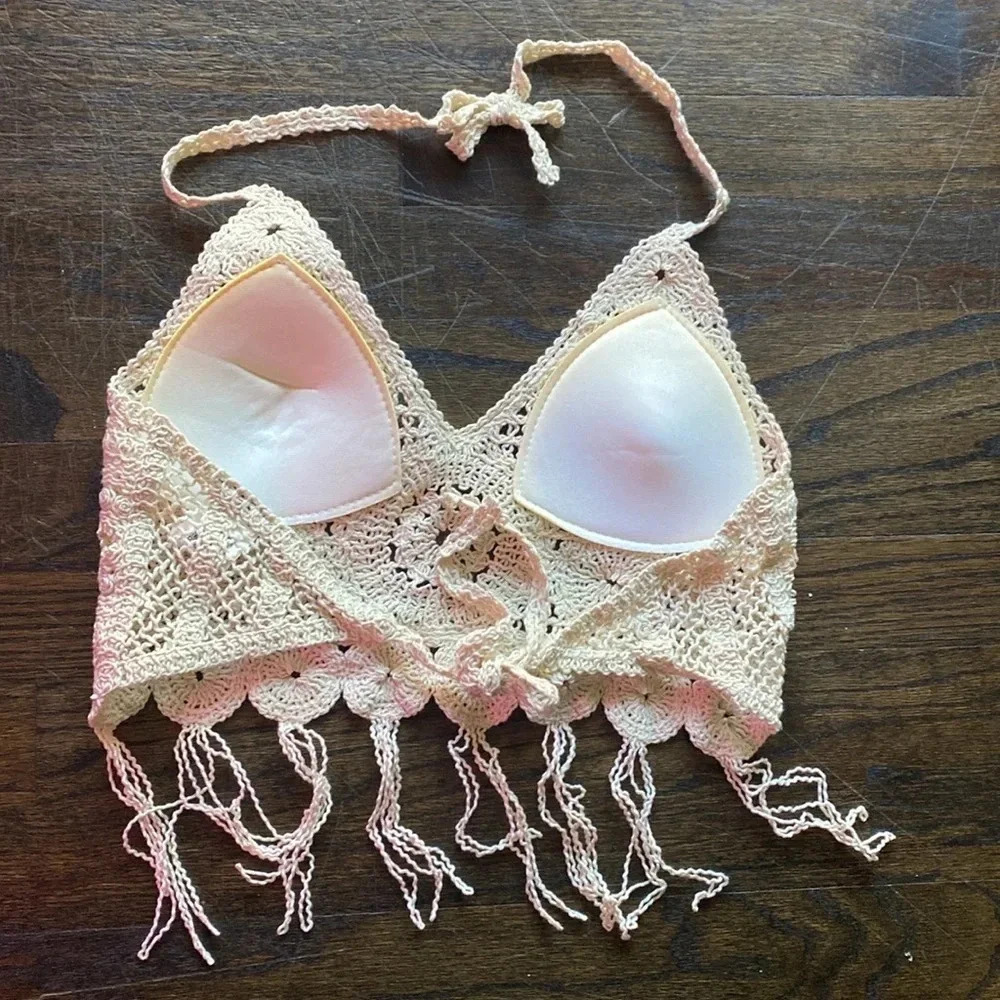 SHEIN Faux Crochet Top - Picture 2 of 3